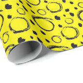 Papier Cadeau Cercles + Papier d'enrobage points (Coin rond)