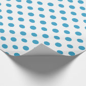 Papier Cadeau Cercles Pois bleus de Peacock (Coin)