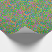 Papier Cadeau cercles rétro (Coin)