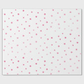 Papier Cadeau Cercles roses (Plat)