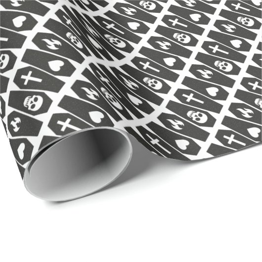 Papier Cadeau Cercueils (Coin rond)
