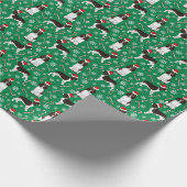 Papier Cadeau Cérémonie de noël de Springer Spaniel (Coin)