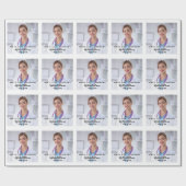 Papier Cadeau Cérémonie du manteau blanc (Plat)