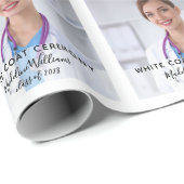 Papier Cadeau Cérémonie du manteau blanc (Coin rond)