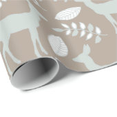 Papier Cadeau Cerf (Coin rond)
