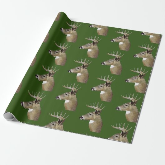 Papier Cadeau Cerf (Déroulé)