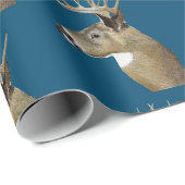 Papier Cadeau Cerf (Coin rond)