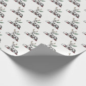 Papier Cadeau Cerf avec Emblème héraldique de graisse (Coin)