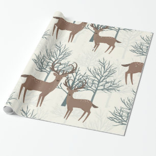 Papier Cadeau Cerf de forêt