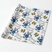 Papier Cadeau Cerf de Noël (Déroulé)