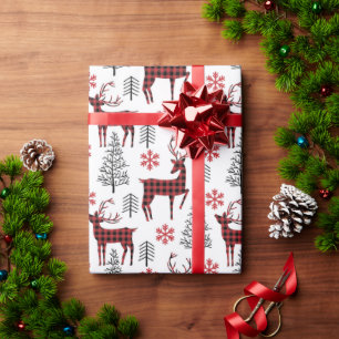 Papier Cadeau Cerf d'hiver