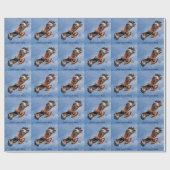 Papier Cadeau Cerf-volant rouge (Plat)