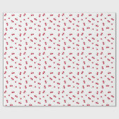 Papier Cadeau Cerise (Plat)