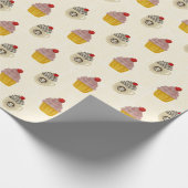 Papier Cadeau Cerise sur le gâteau (Coin)