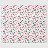 Papier Cadeau Cerises (Plat)