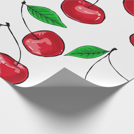 Papier Cadeau Cerises (Coin)