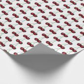 Papier Cadeau Cerises Rouge mûr Cerise Fruit d'été Imprimer (Coin)