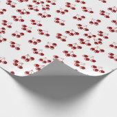 Papier Cadeau cerises rouges (Coin)