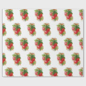 Papier Cadeau Cerises vintages (Plat)