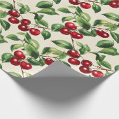 Papier Cadeau Cerises vintages (Coin)
