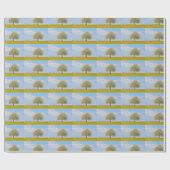 Papier Cadeau Cerisier Au Printemps (Plat)