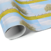 Papier Cadeau Cerisier Au Printemps (Coin rond)