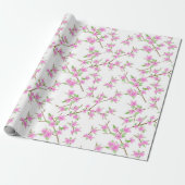 Papier Cadeau Cerisiers en fleurs (Déroulé)