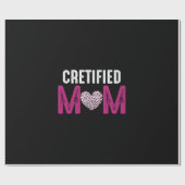 Papier Cadeau certified mom (Plat)
