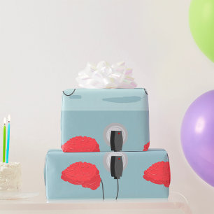 Papier Cadeau Cerveau électrique