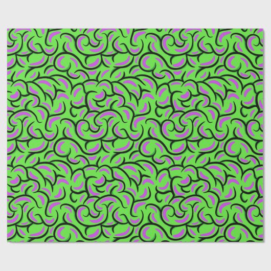 Papier Cadeau Cerveau monstre (Plat)