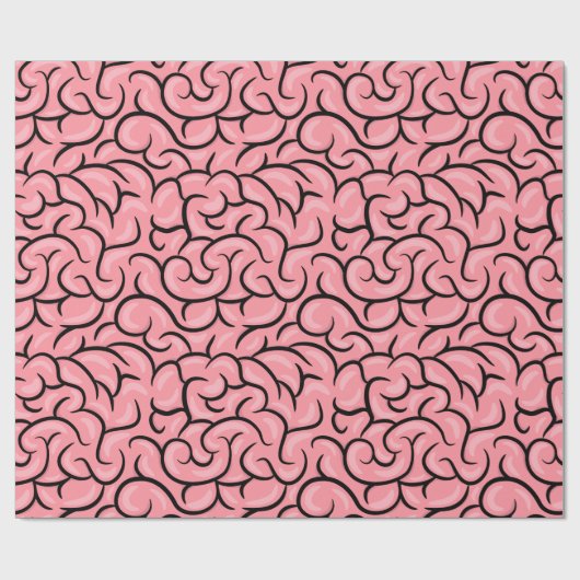Papier Cadeau Cerveau Simple (Plat)