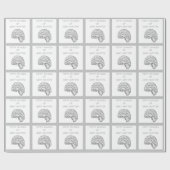 Papier Cadeau cerveaux (Plat)