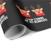 Papier Cadeau Cessez De Reprendre Mes Vacances De Noël (Coin rond)