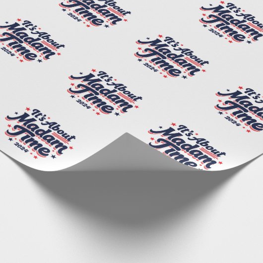 Papier Cadeau C'est à propos de Madame Time Kamala Harris Ekecti (Coin)