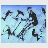 Papier Cadeau C'est à propos du scooter ! - Trucs de scooter (Plat)