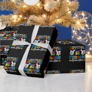 Papier Cadeau C'est à quoi ressemble une personne autiste Autism