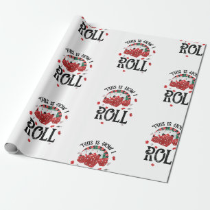 Papier Cadeau C'est comme ça que je roule Chemise noire