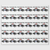 Papier Cadeau C'est comment je roule dans une voiture de (Plat)