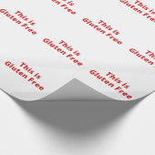 Papier Cadeau C'est gluten libre (Coin)