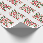 Papier Cadeau C'est la période la plus merveilleuse de l'année d (Coin)