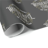 Papier Cadeau C'est le moment le plus merveilleux de l'année (Coin rond)