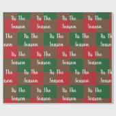 Papier Cadeau C'Est Le Papier D'Emballage De Saison (Plat)