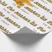 Papier Cadeau C'Est Le Papier D'Enveloppement Or De La Saison (Coin)