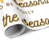 Papier Cadeau C'Est Le Papier D'Enveloppement Or De La Saison (Coin rond)