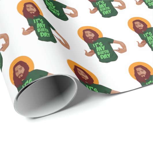 Papier Cadeau C'est mon Anniversaire Papier à envelopper Noël (Coin rond)