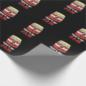 Papier Cadeau C'est My Jam Funny Jar of Jam Pun Dark BG (Coin)