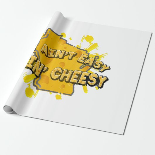 Papier Cadeau C'est pas facile d'être fromage (Déroulé)
