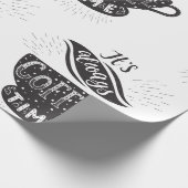 Papier Cadeau C'est Toujours l'Heure du Café (Coin)