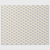 Papier Cadeau C'est Twins Elephant Gift Wrap, Twins Baby shower (Plat)