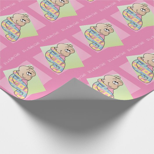 Papier Cadeau C'est un bébé ! (Coin)